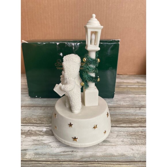 Department 56 Snowbabies “Perfect Harmony” Music Box Plays Silver Bells w/ Box - Picture 6 of 10